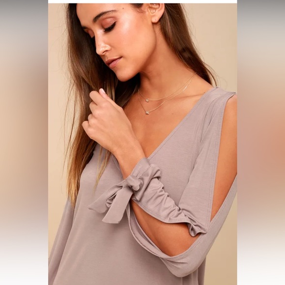 Taupe shift dress. Very comfortable - Picture 4 of 4